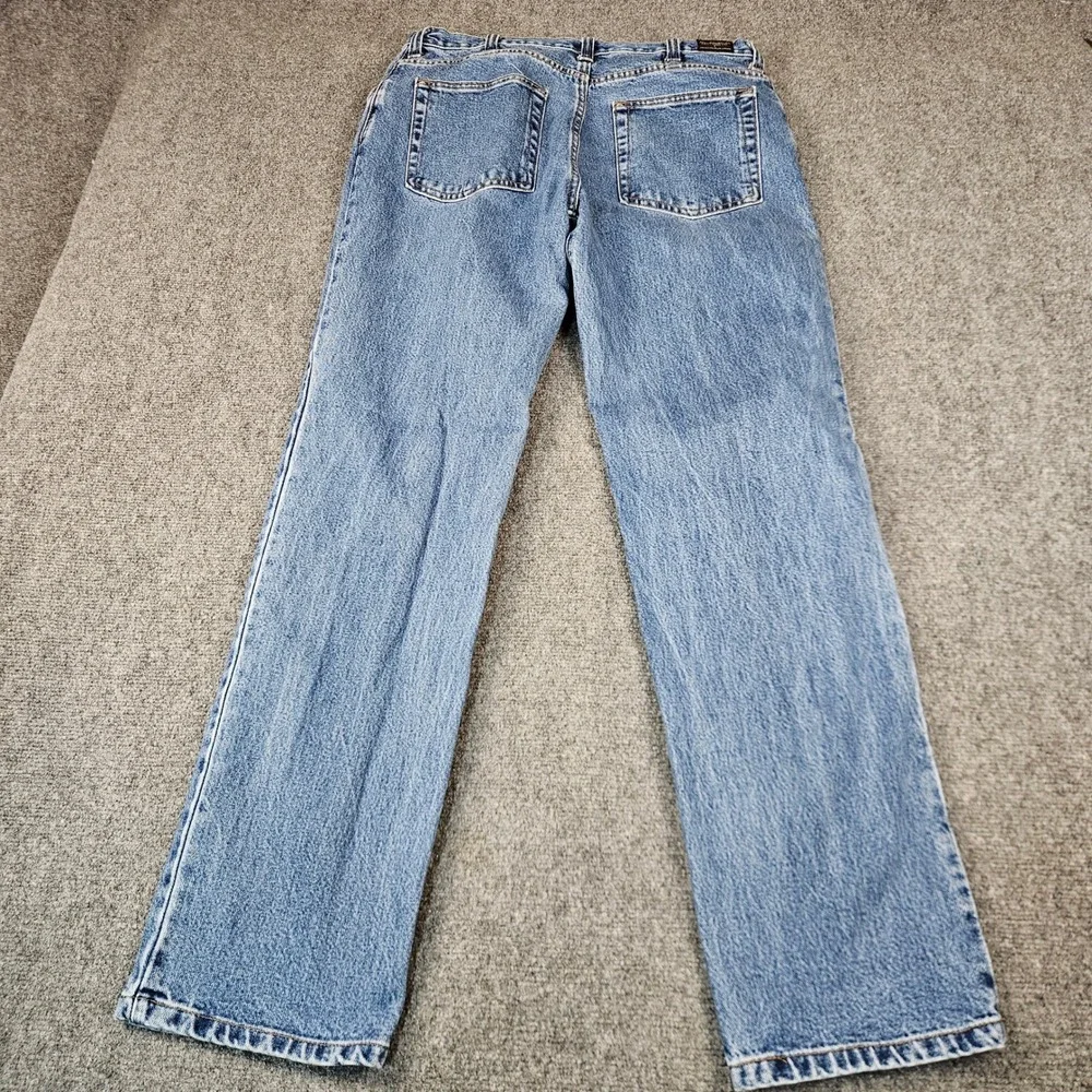 All American Clothing Co Mens Blue Straight Leg Jeans AA101L  34x34 USA Made